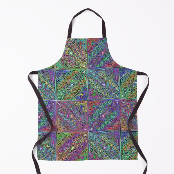 Item preview, abstract neon-colored tiles designed and sold by chambergambit.