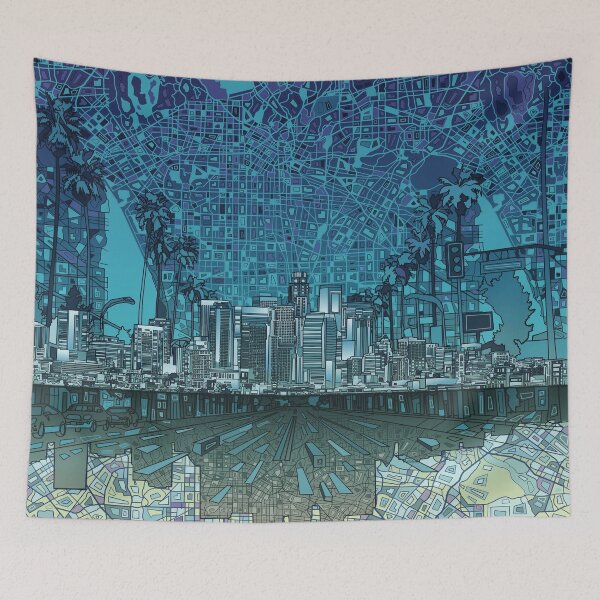 Item preview, los angeles skyline 2 designed and sold by BekimART.
