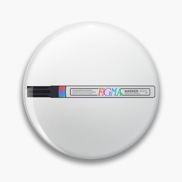 Item preview, White Figma Pen Marker - UX Designer | Product Designer | UI Designer Stickers designed and sold by PoshPixel.