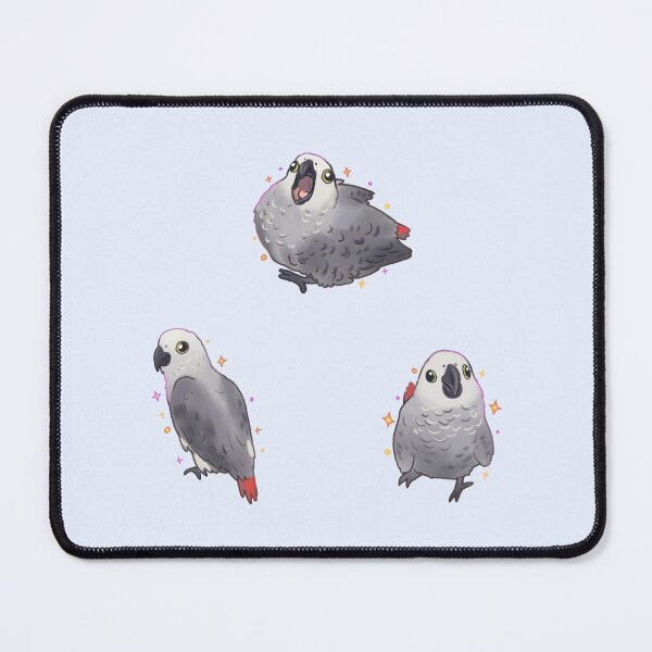 Item preview, Gray african parrot pack designed and sold by Mayarartsy.