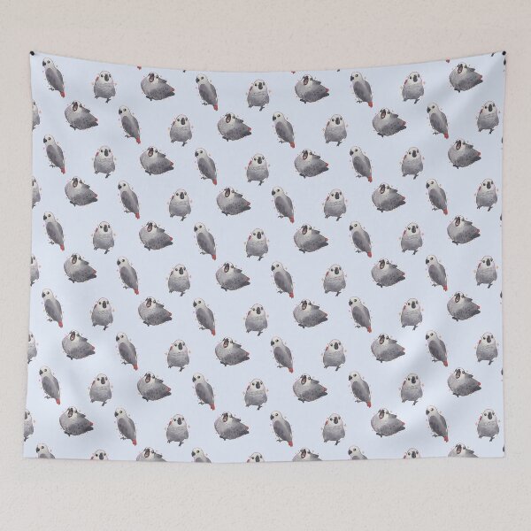 Item preview, Gray african parrot pack designed and sold by Mayarartsy.