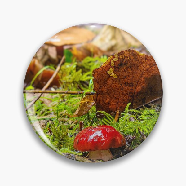 Item preview, Little Red Russula Mushroom designed and sold by artbysarahd.