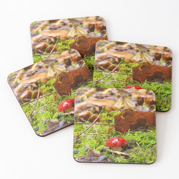 Item preview, Little Red Russula Mushroom designed and sold by artbysarahd.