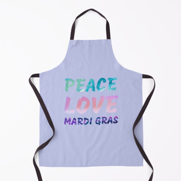 Item preview, Peace, love, Mardi Gras, smart words designed and sold by MarinaFedorova.