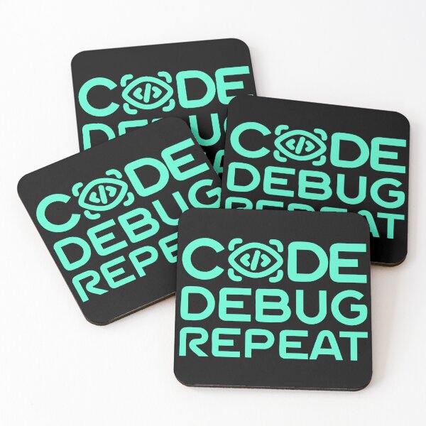 Item preview, Code Debug Repeat -  Programmer Design for Coders and Developers designed and sold by Geeky Giggles.