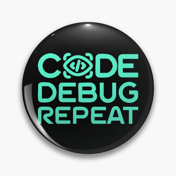 Artikelvorschau, Code Debug Repeat - Programmierer Design für Coder und Entwickler entworfen und verkauft von Geeky Giggles.