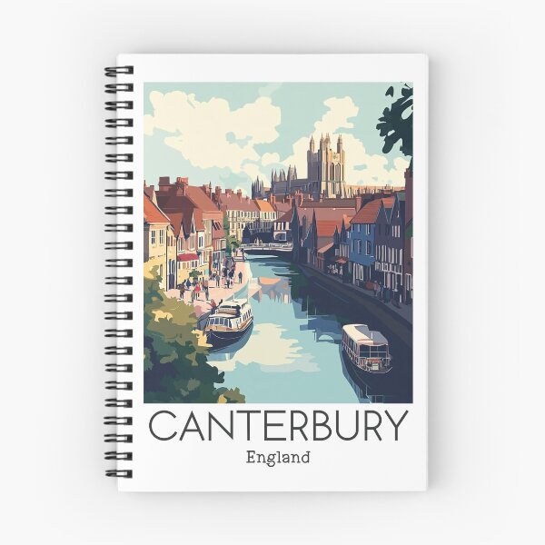 Item preview, A Vintage Travel Illustration of Canterbury - England designed and sold by GoodOldVintage.