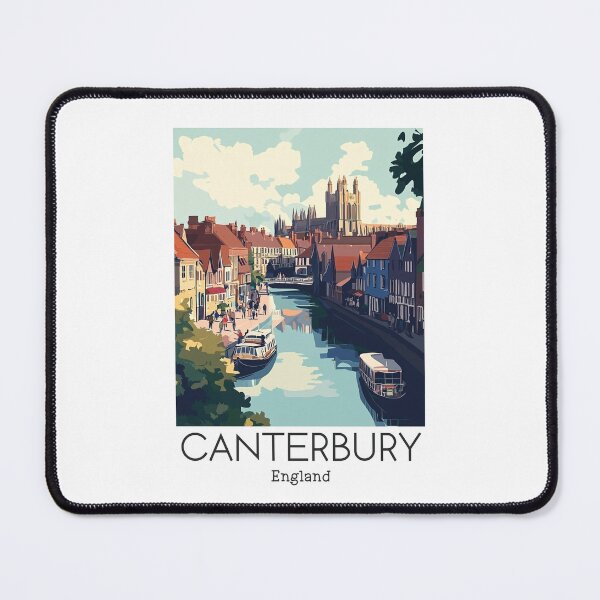 Item preview, A Vintage Travel Illustration of Canterbury - England designed and sold by GoodOldVintage.