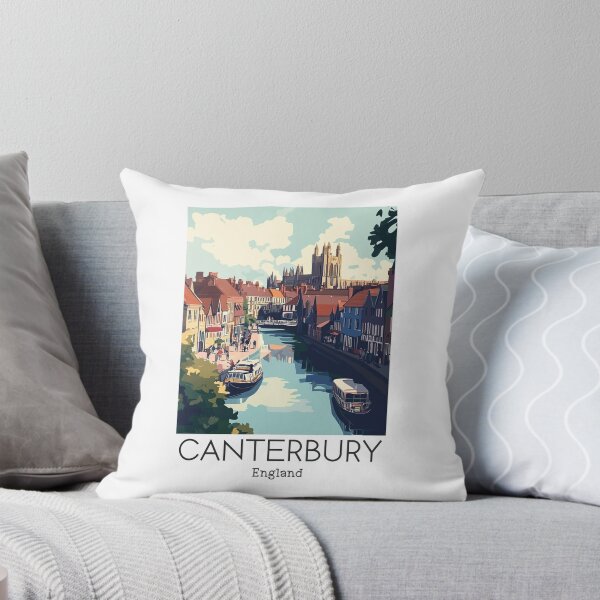 Item preview, A Vintage Travel Illustration of Canterbury - England designed and sold by GoodOldVintage.