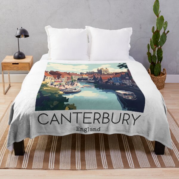 Artikelvorschau, Eine Vintage Reiseillustration von Canterbury - England entworfen und verkauft von GoodOldVintage.