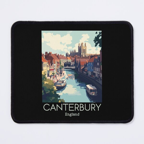 Item preview, A Vintage Travel Illustration of Canterbury - England designed and sold by GoodOldVintage.