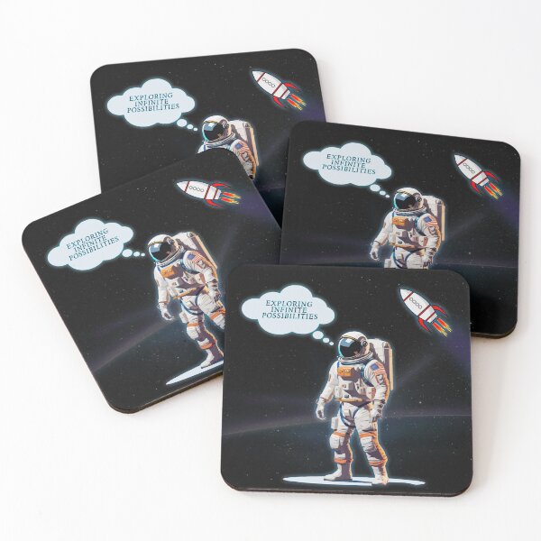 Item preview, Astronaut, Space, Exploring Infinite Possibilities designed and sold by Timoti-Shop.