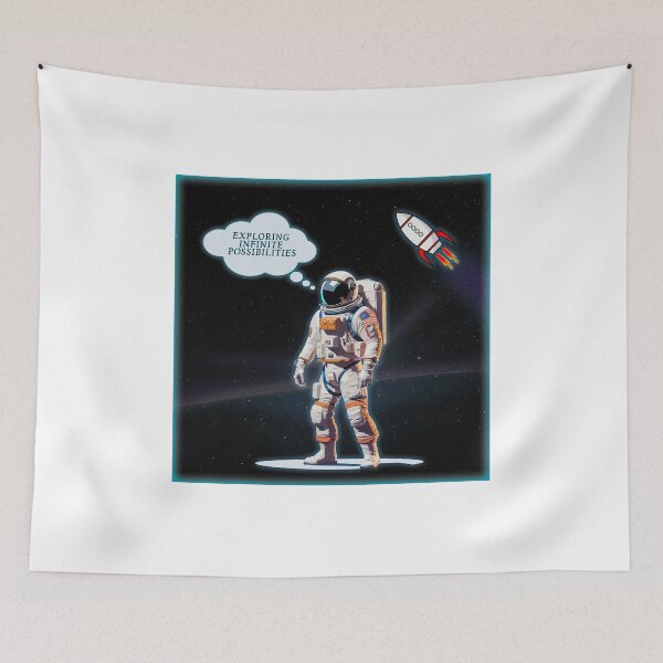 Item preview, Astronaut, Space, Exploring Infinite Possibilities designed and sold by Timoti-Shop.