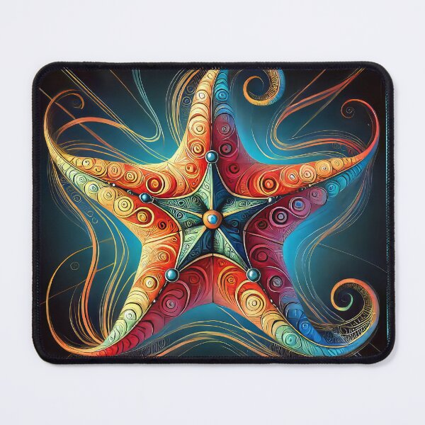 Item preview, Colorful Artistic Starfish Design designed and sold by CattyCornerPOD.