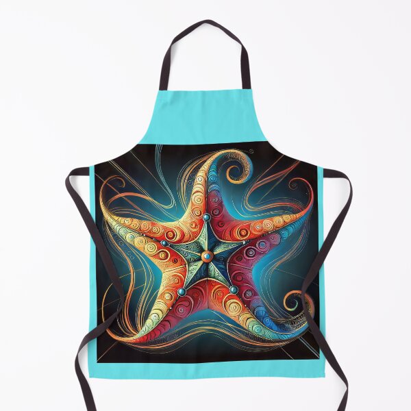 Item preview, Colorful Artistic Starfish Design designed and sold by CattyCornerPOD.