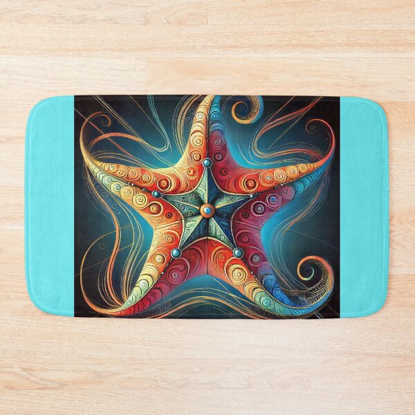 Item preview, Colorful Artistic Starfish Design designed and sold by CattyCornerPOD.