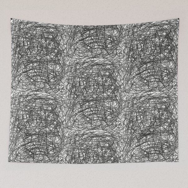 Item preview, Abstract Black Line Design - Full of Emotions designed and sold by CreationbyNiki.