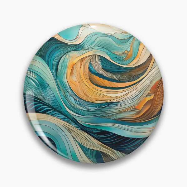Item preview, A dynamic composition of abstract waves and lines, evoking movement and fluidity. designed and sold by HEMRO.