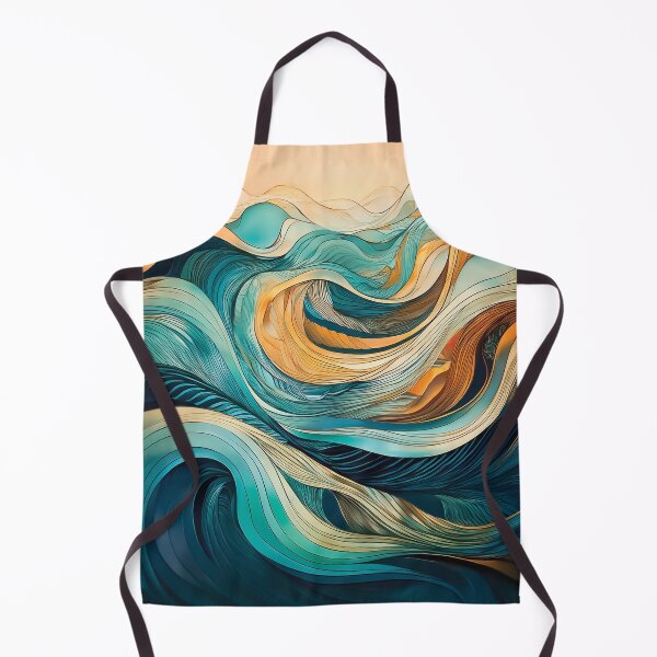 Item preview, A dynamic composition of abstract waves and lines, evoking movement and fluidity. designed and sold by HEMRO.