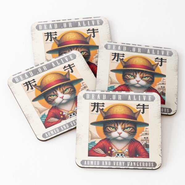 Item preview, gato gato de una sola pieza luffy designed and sold by pageart.