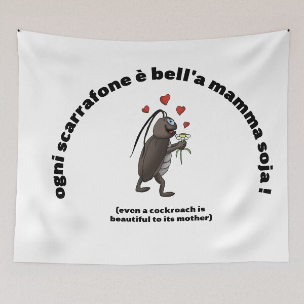Item preview, PROVERBI NAPOLETANI: ogni scarrafone .... designed and sold by YoshiArtDesign.