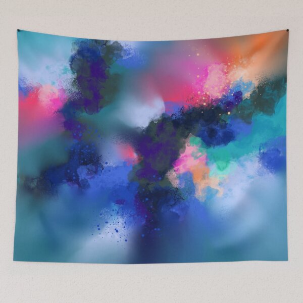 Item preview, Maravilla - Blue Abstract designed and sold by Joey Santiago.