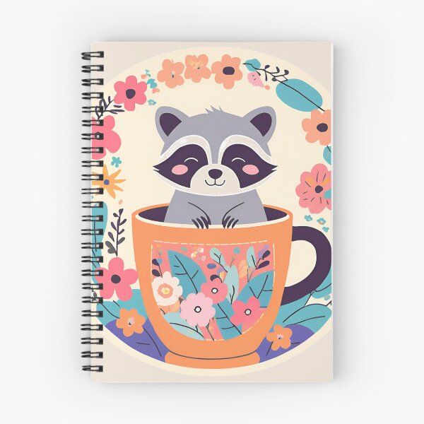 Item preview, Coffee Cup Racoon designed and sold by luckylucy.