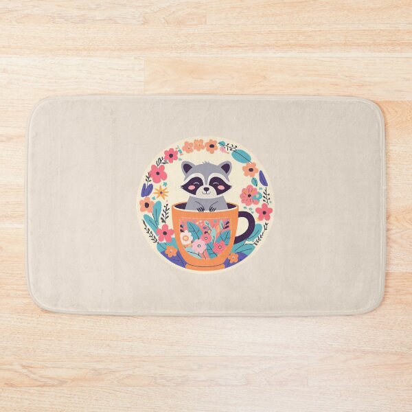 Item preview, Coffee Cup Racoon designed and sold by luckylucy.