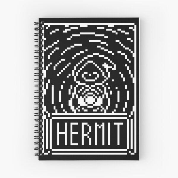 Item preview, La carta del tarot pixelada del ermitaño designed and sold by Funami.