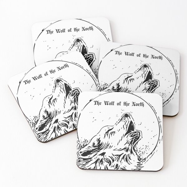 Item preview, Ulf's sticker - The Wolf of the North from The Viking by Carrie Cotten designed and sold by Author Carrie Cotten.