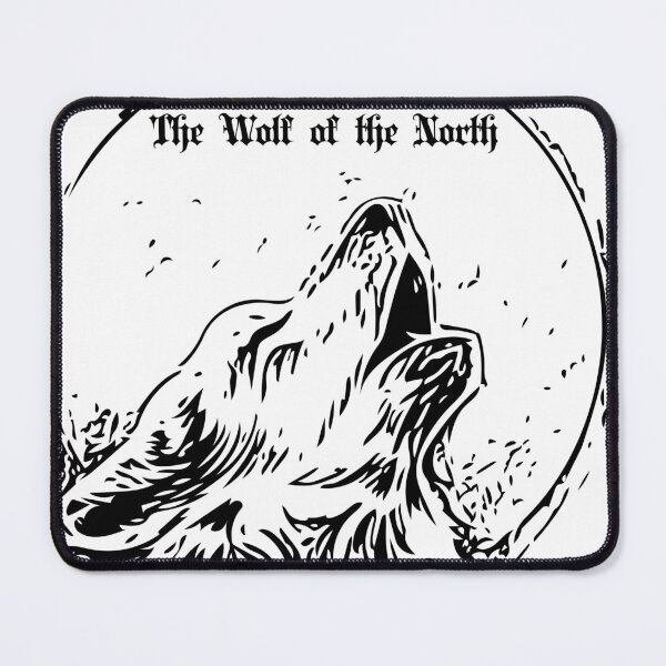 Item preview, Ulf's sticker - The Wolf of the North from The Viking by Carrie Cotten designed and sold by Author Carrie Cotten.