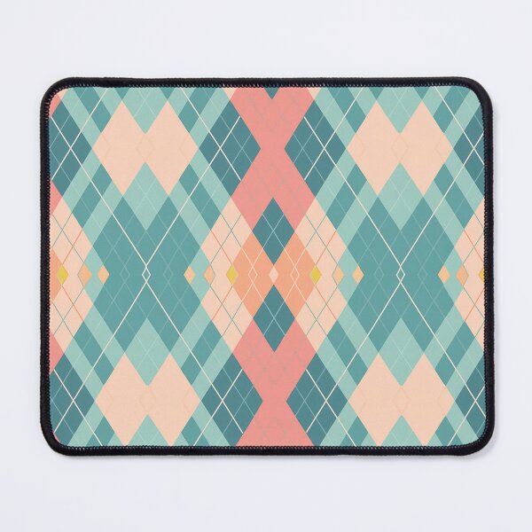 Item preview, A whimsical Argyle pattern design with playful, irregular diamond sizes and unexpected colors. designed and sold by HEMRO.