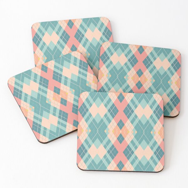 Item preview, A whimsical Argyle pattern design with playful, irregular diamond sizes and unexpected colors. designed and sold by HEMRO.