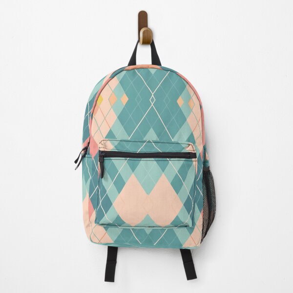 Item preview, A whimsical Argyle pattern design with playful, irregular diamond sizes and unexpected colors. designed and sold by HEMRO.