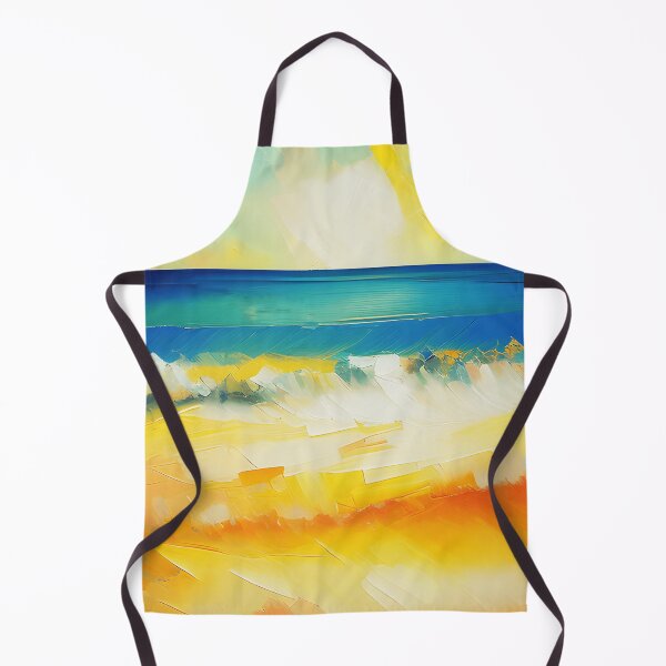 Item preview, Seaside with Sunlit Waves Oil Painting | Landscape Oil Painting | Scenery Painting | Oil Painting Artwork designed and sold by UnhingedBird.