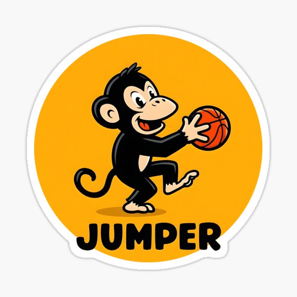Item preview, monkey the jumper designed and sold by aliraweb.