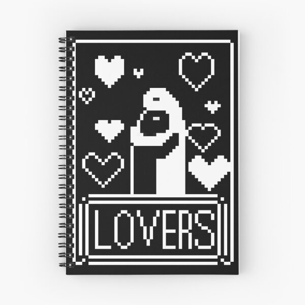 Item preview, the lovers pixel tarot card designed and sold by Funami.