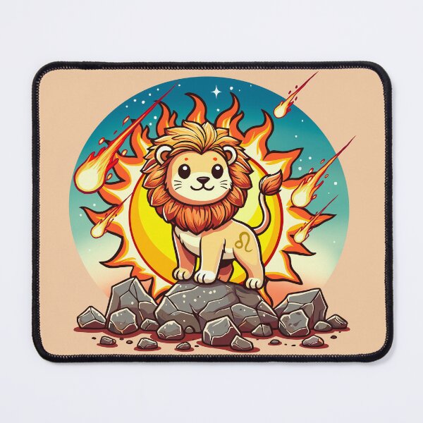 Item preview, Cute Leo with Rising Sun designed and sold by Ghost on Toast.