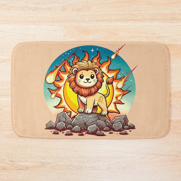 Item preview, Cute Leo with Rising Sun designed and sold by Ghost on Toast.