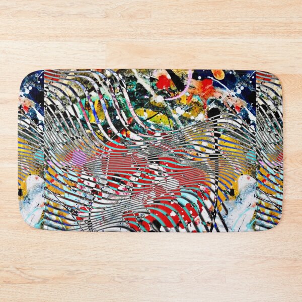 Item preview, Wavy Grid on Colorful Chaos designed and sold by AnnabellaRh.