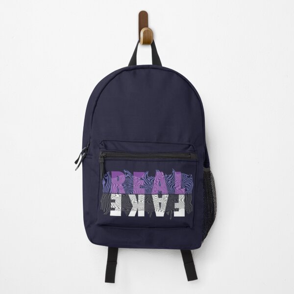 Item preview, Real Fake Reflection Typography Art designed and sold by Merch Alchemy.