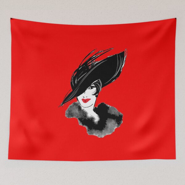 Item preview, portrait of a glamorous woman designed and sold by voicivoila.
