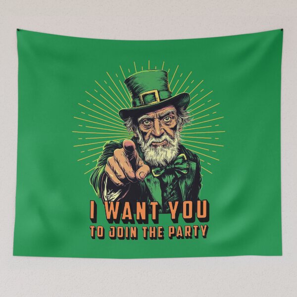 Item preview, Funny Leprechaun St. Patrick's Day Party Design designed and sold by SpecialtiesShop.