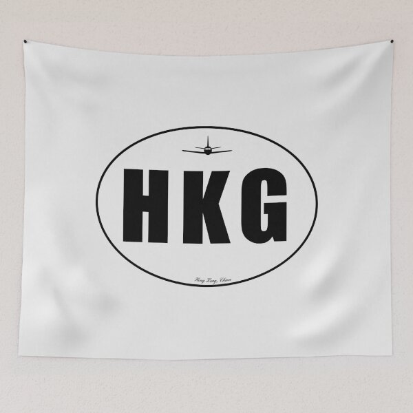 Item preview, HKG Hong Kong China Airport Code designed and sold by Lartheviking.