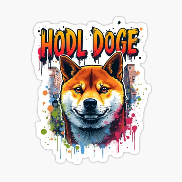 Artikel-Vorschau von Dogecoin Urban Graffiti Krypto Revolution Tee, designt und verkauft von TrendVoyager.