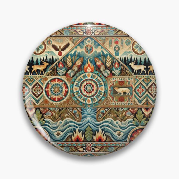 Item preview, Muscogee (Creek) Nation: A Seamless Tribute to Southeastern Heritage designed and sold by Meta2Physical.