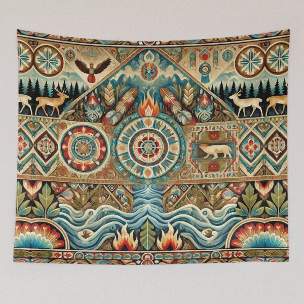 Item preview, Muscogee (Creek) Nation: A Seamless Tribute to Southeastern Heritage designed and sold by Meta2Physical.