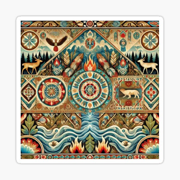Item preview, Muscogee (Creek) Nation: A Seamless Tribute to Southeastern Heritage designed and sold by Meta2Physical.