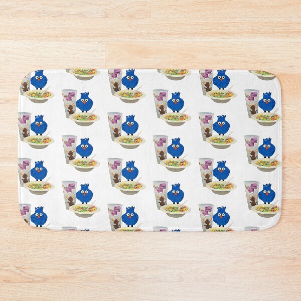 Item preview, Blue chicken enjoying fruit loops at the hotel  designed and sold by Lauracolleen3.