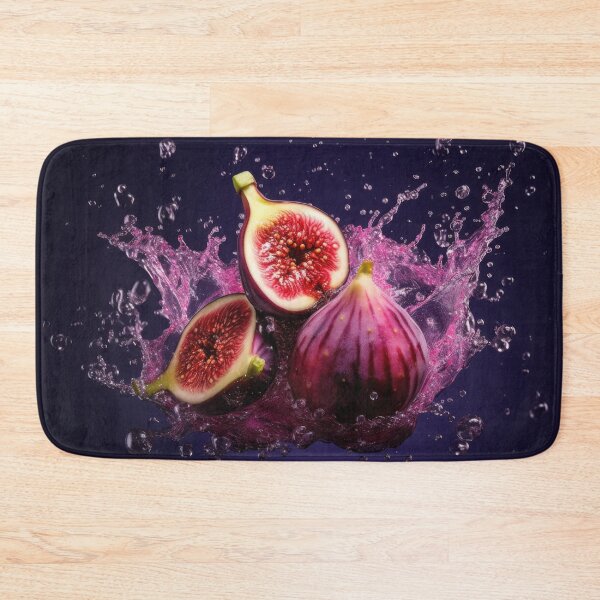 Item preview, Figs captured in mid-air are surrounded by vibrant splashes designed and sold by anytka.